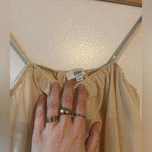 Ozma Frankie Slip dress in Ceramic Cotton Silk